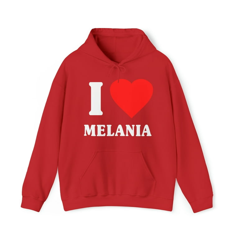 I Love Melania Graphic Hoodie Sweatshirt Sizes S 5XL