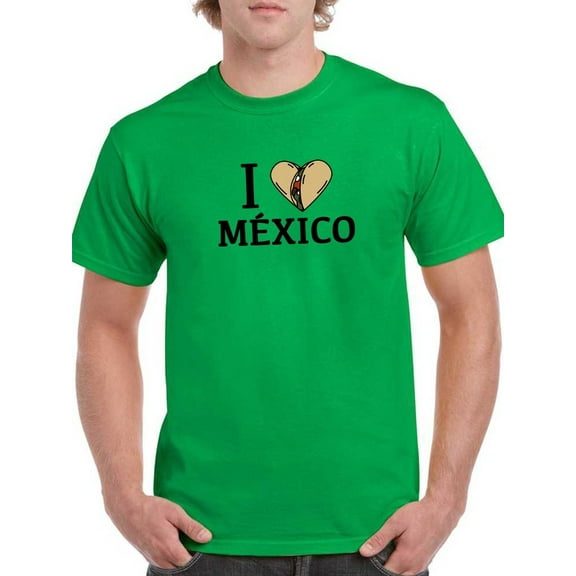 I Love Mexico, Burrito T-Shirt Men -Smartprints Designs, Male Medium