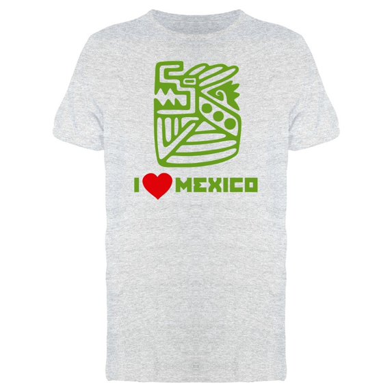 I Love Mexico Lion Statue Tee Men's -Image by Shutterstock