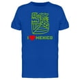 thumbnail image 1 of I Love Mexico Lion Statue T-Shirt Men -Image by Shutterstock, Male Small, 1 of 2