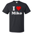 thumbnail image 1 of I Love Miko T shirt I Heart Miko Tee Gift, 1 of 2