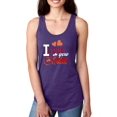 thumbnail image 1 of I Love Mom Hearts Racerback Tank Women -Image by Shutterstock, Female Medium, 1 of 4