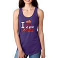 thumbnail image 1 of I Love Mom Hearts Racerback Tank Women -Image by Shutterstock, Female x-Small, 1 of 4