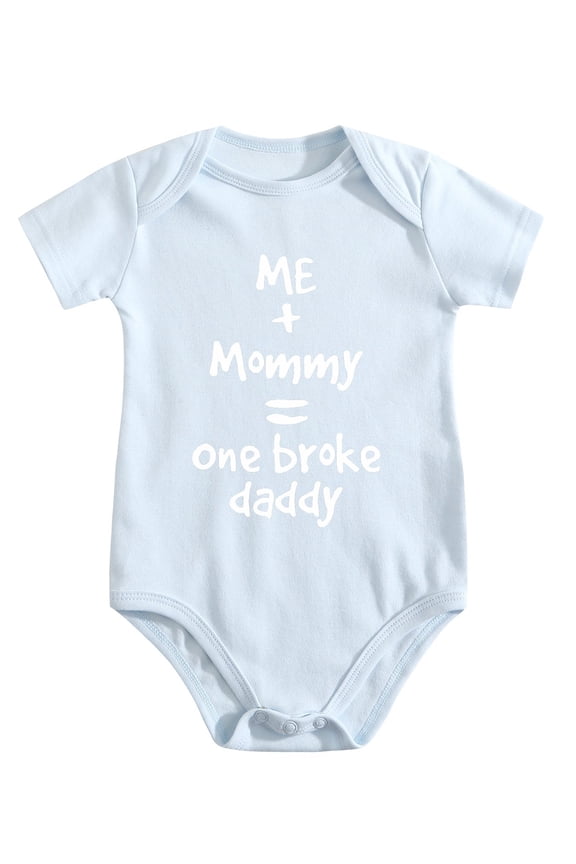 I Love Mommy Bodysuit Mom Newborn Unisex Mommas Boy Girl Baby Clothes Babies Baby Blue-style 3-6M