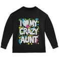 thumbnail image 1 of I Love Mommy Daddy Grandma Grandpa The Best Toddler Long Sleeve T Shirt Black 2T, 1 of 1