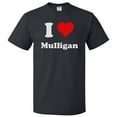 thumbnail image 1 of I Love Mulligan T shirt I Heart Mulligan Gift, 1 of 2