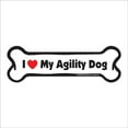 thumbnail image 1 of I Love My Agility Dog Bone Magnet, 1 of 3
