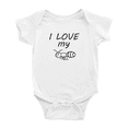 thumbnail image 1 of I Love My Aunt Cute Baby Bodysuits Newborn Clothes, 1 of 5