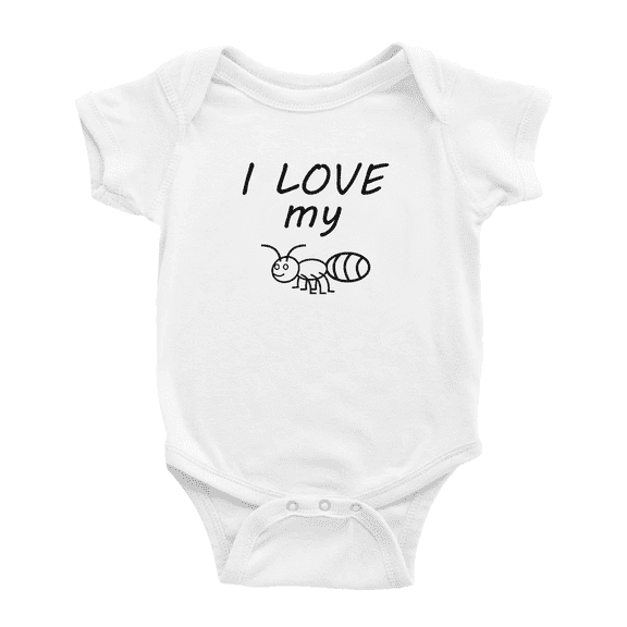 I Love My Aunt Cute Baby Bodysuits Newborn Clothes
