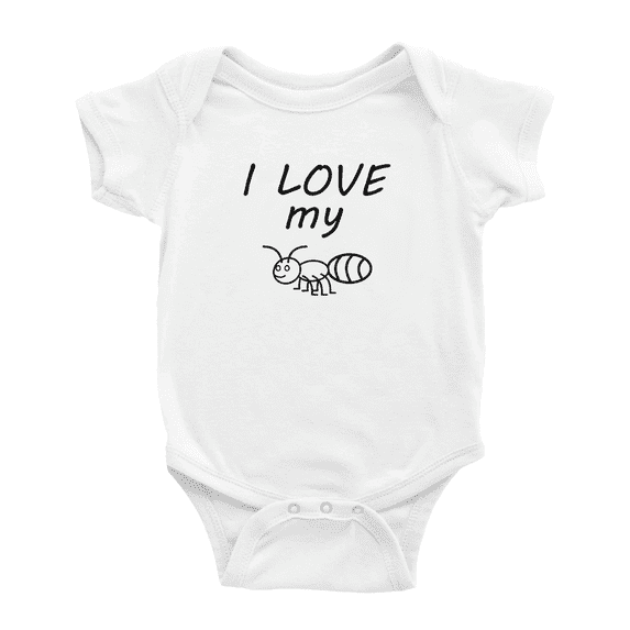 I Love My Aunt Cute Baby Bodysuits Newborn Clothes