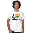 thumbnail image 1 of I Love My Aunts LGBTQ Gay Pride Men's Graphic T Shirt Tees Brisco Brands S, 1 of 6