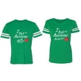 thumbnail image 1 of I Love My Awesome Husband Wife Matching Couple Cotton Jerseys (Men Green / Women Green) (Men L / Women XXL), 1 of 3