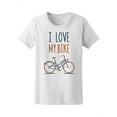thumbnail image 1 of I Love My Bike T-Shirt Women -Image by Shutterstock, Female XX-Large, 1 of 2