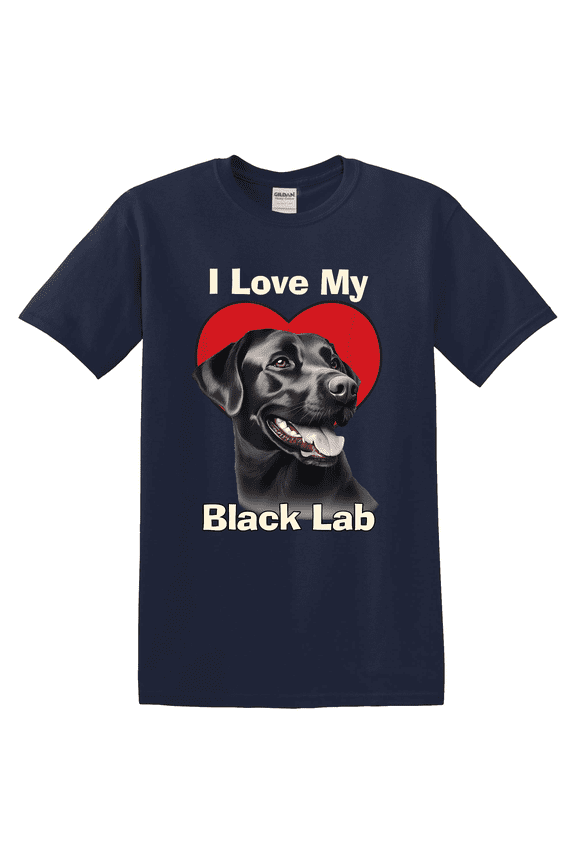 I Love My Black Lab Labrador Retriever Graphic T-Shirt