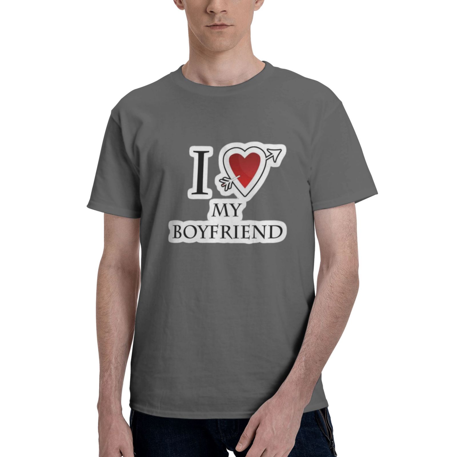 I Love My Boyfriend Girlfriend Couple Matching Funny Men'S And Women'S