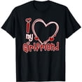 thumbnail image 1 of I Love My Boyfriend Girlfriend Happy Valentine's Day Couples T-Shirt, 1 of 5