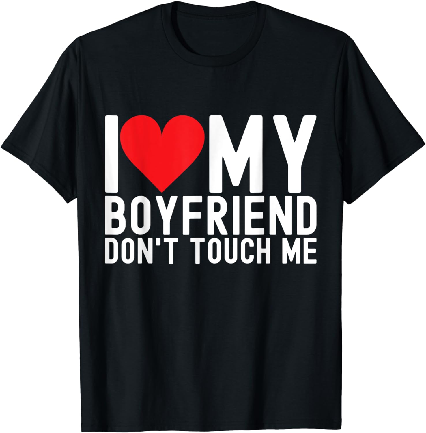 Don't touch my boyfriend shirt online