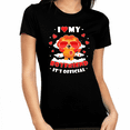 thumbnail image 1 of I Love My Boyfriend Shirt Heart Shirts for Women Valentines Shirt Valentines Day Gifts for Her, 1 of 5