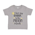 thumbnail image 1 of I Love My Bubbe To The Moon And Back Toddler T-Shirt 2T Athletic Heather, 1 of 3