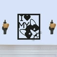 thumbnail image 1 of I Love My Cat Feline Themed Laser Cut Solid Steel Decorative Home Accent Wall Sign Hanging, 1 of 3