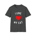 thumbnail image 1 of I Love My Cat T-Shirt, Gift For Cat Lover, Cat Owner Tee Shirt, 1 of 3
