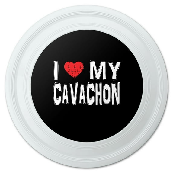 I Love My Cavachon Stylish Novelty 9" Flying Disc