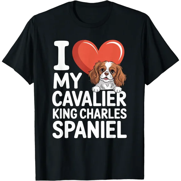 I Love My Cavalier King Charles Spaniel T-Shirt