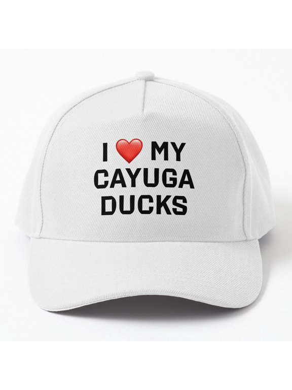 I Love My Cayuga Ducks Baseball Cap, Waterfowl Breed Appreciation Graphic Design, Classic Hat