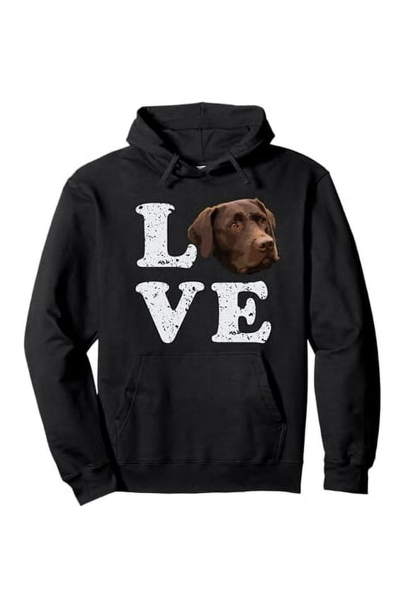I Love My Chocolate Lab Hoodie | Labrador Retriever Dog Gift Pullover Hoodie