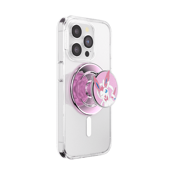 PopSockets MagSafe Phone Grip with Kickstand and Swappable Top - Enamel Sylveon Wink