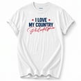 thumbnail image 1 of I Love My Country Philadelphia T-Shirt – Patriotic Pride Theme – Unisex Adult Everyday Wear, 1 of 6