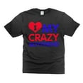 thumbnail image 1 of I Love My Crazy Boyfriend Shirt Valentine's Day Shirt Funny Girlfriend Shirts Relationship Shirts (3X-Large Black), 1 of 6