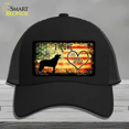 thumbnail image 1 of I Love My Dog Novelty License Plate Hat Mesh Black, 1 of 1