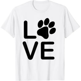 I Love My Dog Tshirt - Womens Girls Guys Paw Print T-Shirts. I Love My Dog Tshirt - Womens Girls Guys Paw Print T-Shirts.