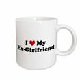 thumbnail image 1 of 3drose, I Love My Ex Girlfriend, 15oz Mug, 1 of 6