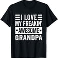 thumbnail image 1 of I Love My Freakin' Awesome Grandpa Vintage T-Shirt, 1 of 5