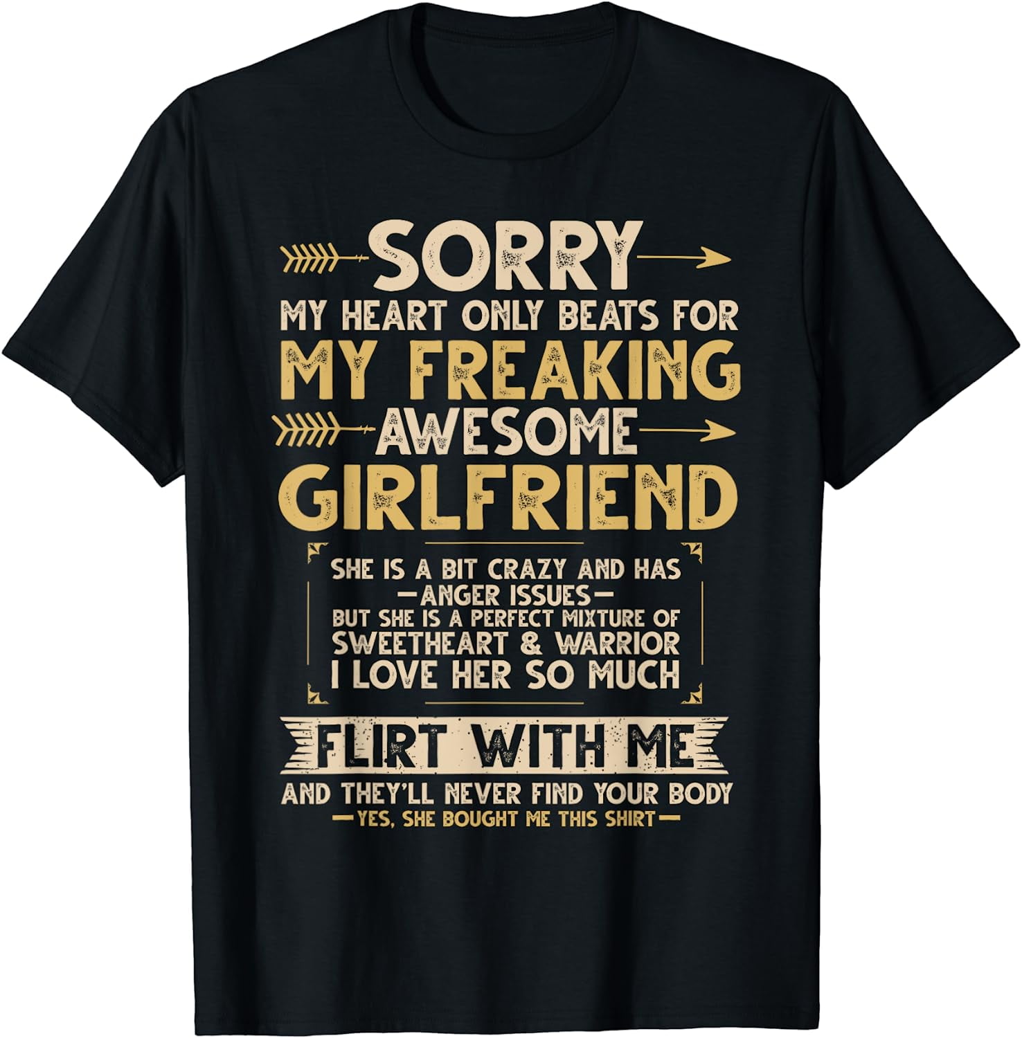 I Love My Awesome Girlfriend T-Shirt I Love My Awesome Girlfriend T-Shirt
