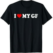 I Love My GF Shirt I Heart My GF Shirt I Love My Girlfriend T-Shirt