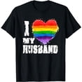 thumbnail image 1 of I Love My Gay Husband T-Shirt Gay LGBT Lesbian Gift, 1 of 5