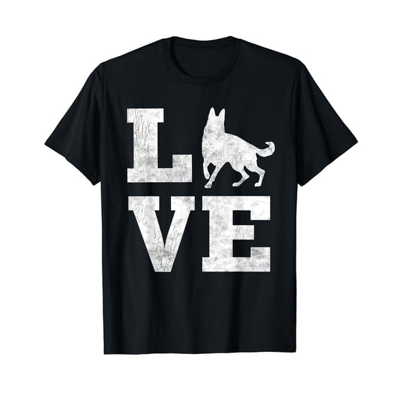 I Love My German Shepherd Shirt Funny Pet Dog Lover Gifts T-Shirt For Dog Lover Gift