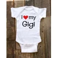 thumbnail image 1 of I Love My Gigi Cute Funny Baby One Piece Bodysuit Cute Baby Onesie, BABY BODYSUIT LAT 4424, 1 of 3