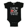 thumbnail image 1 of I Love My Gigi From My Head To My Toes Baby Bodysuit One Piece 24 mo Black, 1 of 3
