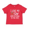 thumbnail image 1 of I Love My Gigi From My Head To My Toes Toddler T-Shirt 4T Red, 1 of 3