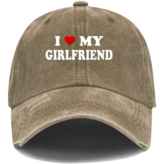 I Love My Girlfriend Hat Couple Baseball Cap