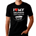 thumbnail image 1 of I Love My Girlfriend Shirt I Heart Cars GF Shirt Funny Valentines Shirt Valentines Day Gifts for Him, 1 of 5