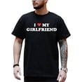 thumbnail image 1 of I Love My Girlfriend Shirt Men Women I Love My Boyfriend Shirts Gf Bf Tee Valentine's Day Couples Matching Tee, 1 of 5