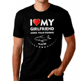 thumbnail image 1 of I Love My Girlfriend Shirt Mens Valentines Day Shirt Funny Fishing Shirt Valentines Day Gifts for Him, 1 of 5