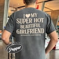 thumbnail image 1 of I Love My Girlfriend T-Shirt, Funny Boyfriend Gift, I Heart My Girlfriend Shirts, Valentine Shirt Gift, Hot Girlfriend TShirt, 1 of 5