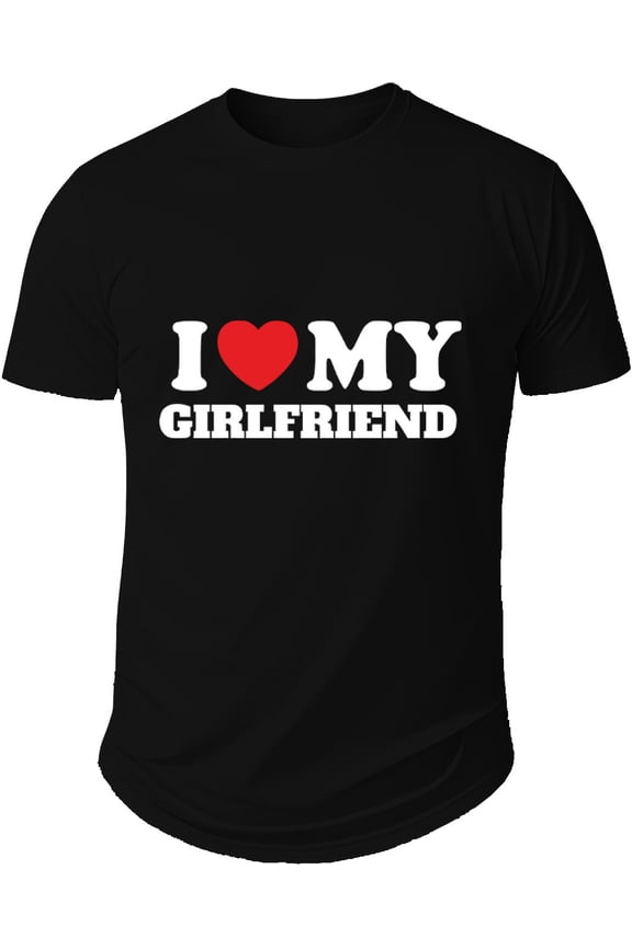 I Love My Girlfriend T Shirt, I Heart My Girlfriend Shirt, Valentines Day Shirts For Women Man