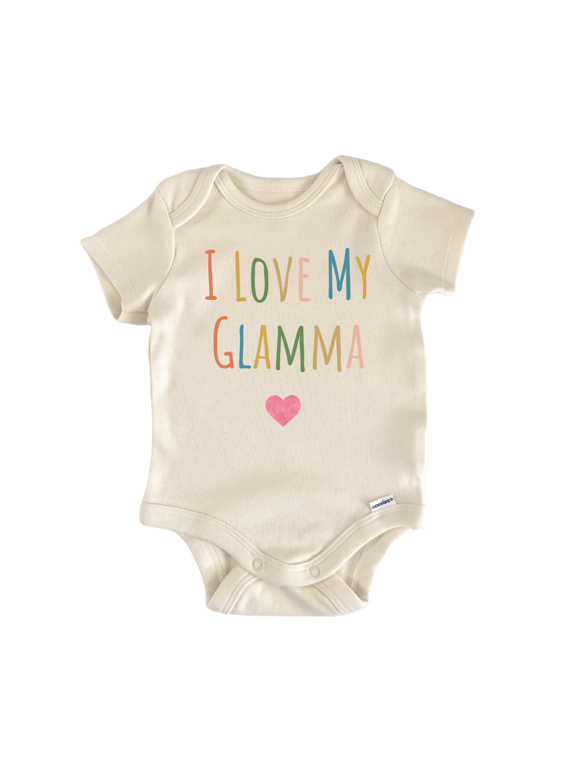 I Love My Glamma - Baby Bodysuit